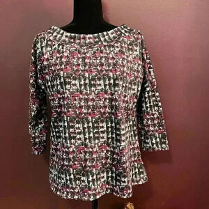 AB Studio 3/4 Sleeve Size Large Top
